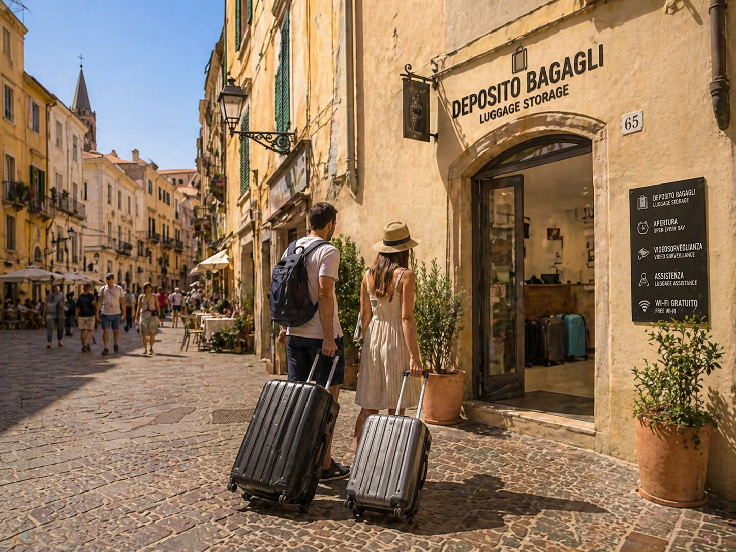 Deposito Bagagli Alghero Centro: Goditi l'ultimo giorno di vacanza